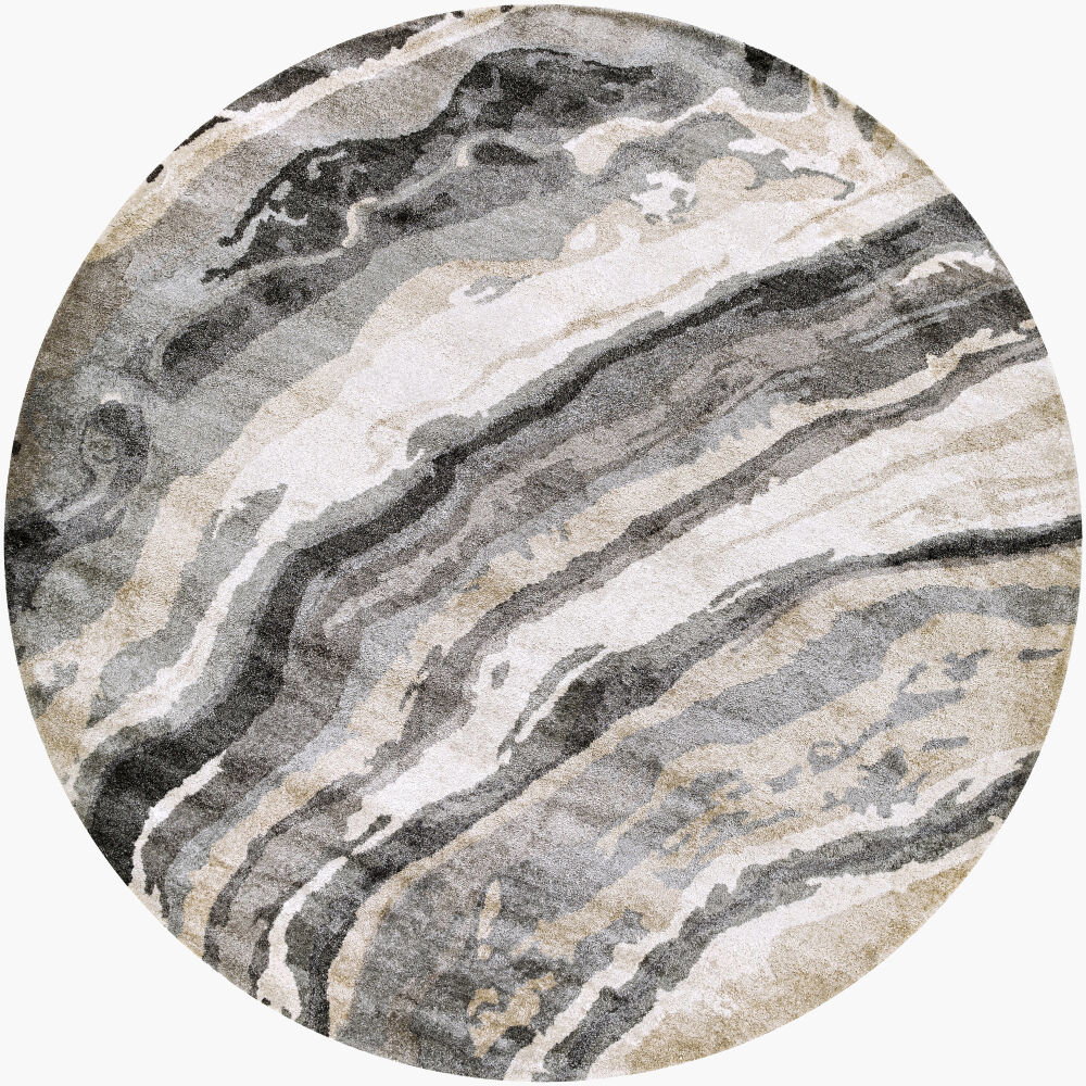 Gemini Handmade Rug, by Surya, 8' length x 8' width