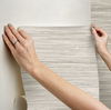 Bahia Grass Off White Peel & Stick Wallpaper, by York Wall, 20' length x 2'3" width x 0.02" depth thumbnail 6