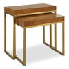 Burl-esque Wooden Nesting Tables, S/2 thumbnail 0