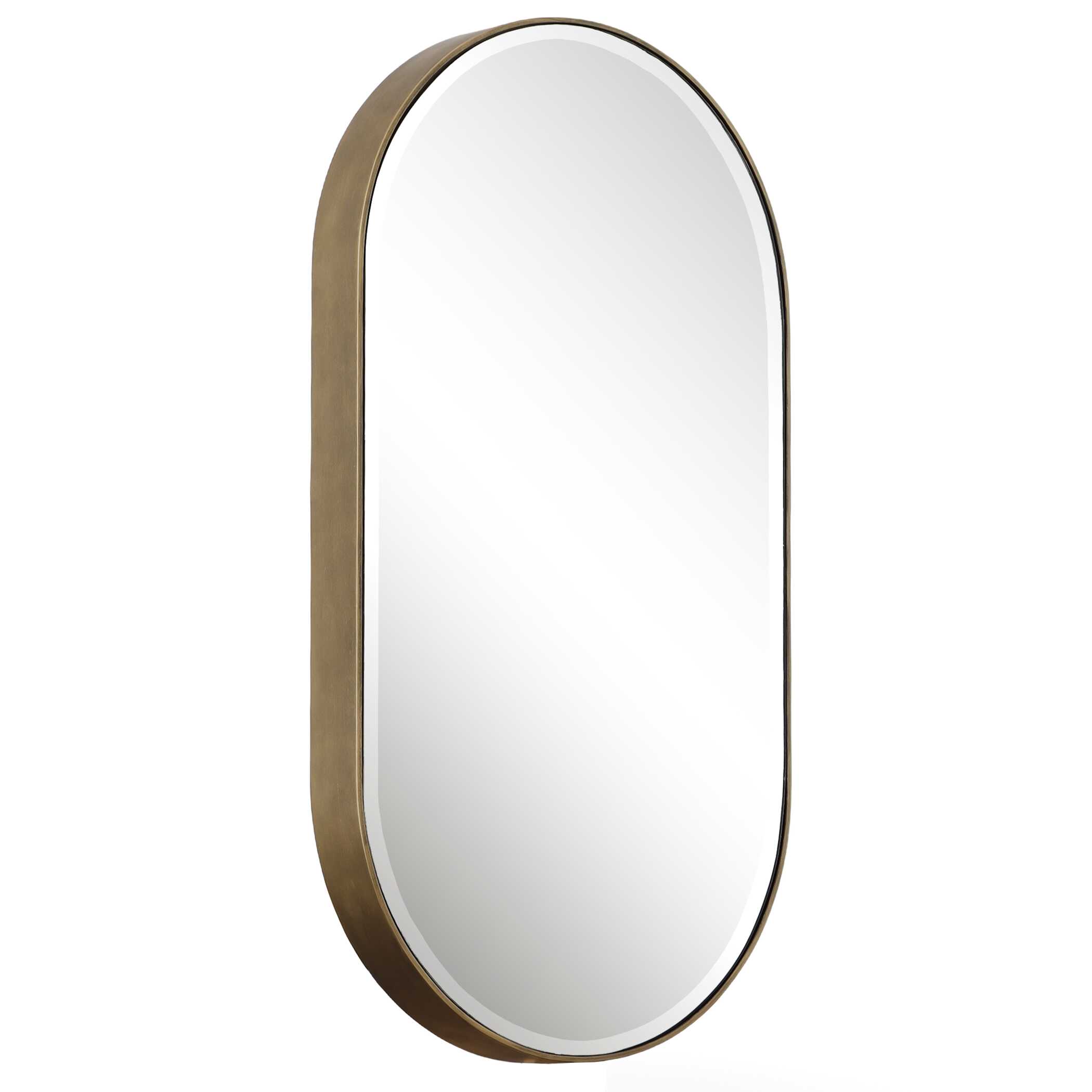 Lago Oval Gold Mirror Lago Oval Gold Mirror large image