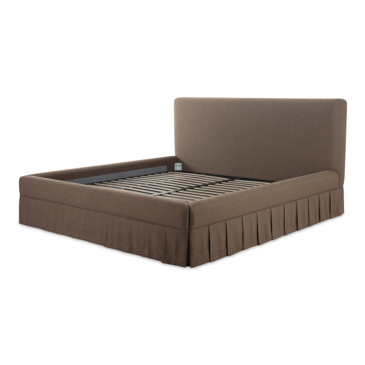 Maren King Bed Brown, by Moe's Home, 85" width x 45.3" height x 92" depth View 4