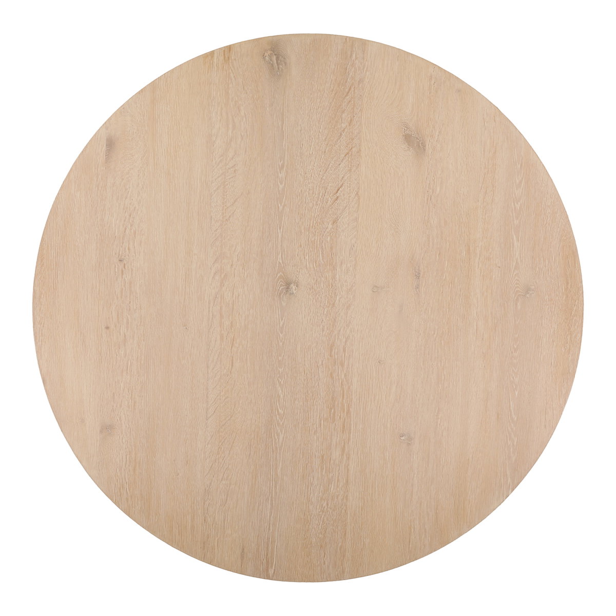 Kyrell Dining Table Light Natural 54', by Dovetail, 54" width x 30" height x 54" diameter x 54" depth View 4