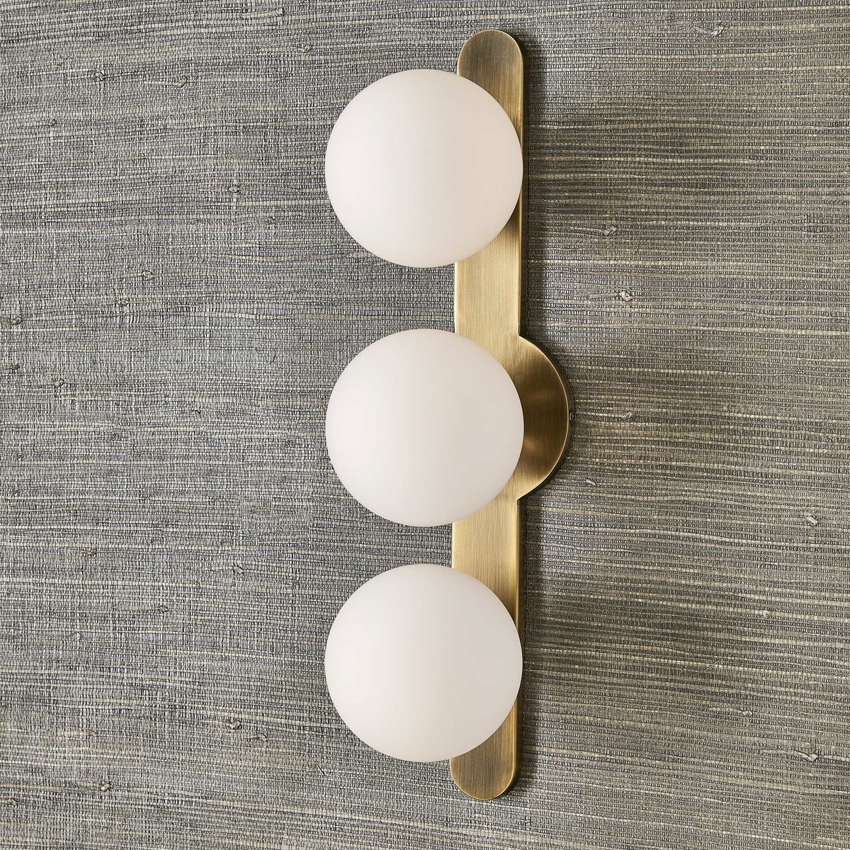 Droplet Mid-Century 3 Light Sconce, Pendant by Uttermost, 5" width x 22" height x 7.25" depth View 2