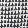 Jolie 22x22 Cream with Black Print Linen Square Pillow Cover, Decorative Pillow by Mercana, 22" length x 22" width x 0.2" height thumbnail 7