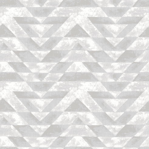 Southwest Geometric Grey Peel & Stick Wallpaper