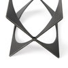 Lima Gunmetal Gray Metal Small Decorative Object, by Mercana, 6" length x 6" width x 6" height thumbnail 6