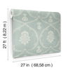 Royal Damask Jade Wallpaper thumbnail 5