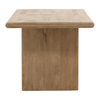 Amalie Dining Table Natural, by Dovetail, 78" width x 30" height x 36" depth thumbnail 3
