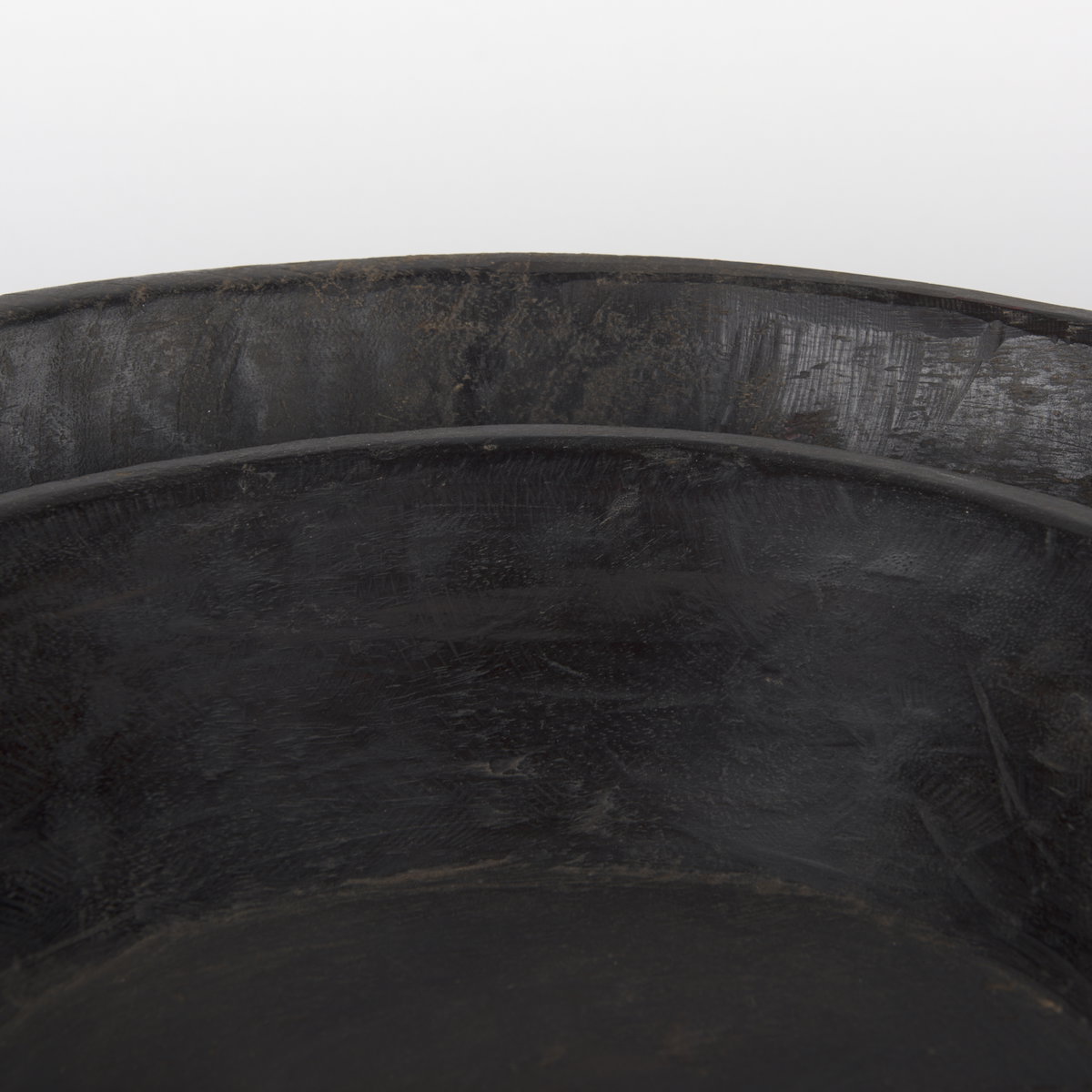 Nikita Set of 2 Large Black-Brown Reclaimed Wood Bowls, Decorative Bowl by Mercana, 17.25" length x 18.25" width x 4.5" height View 6