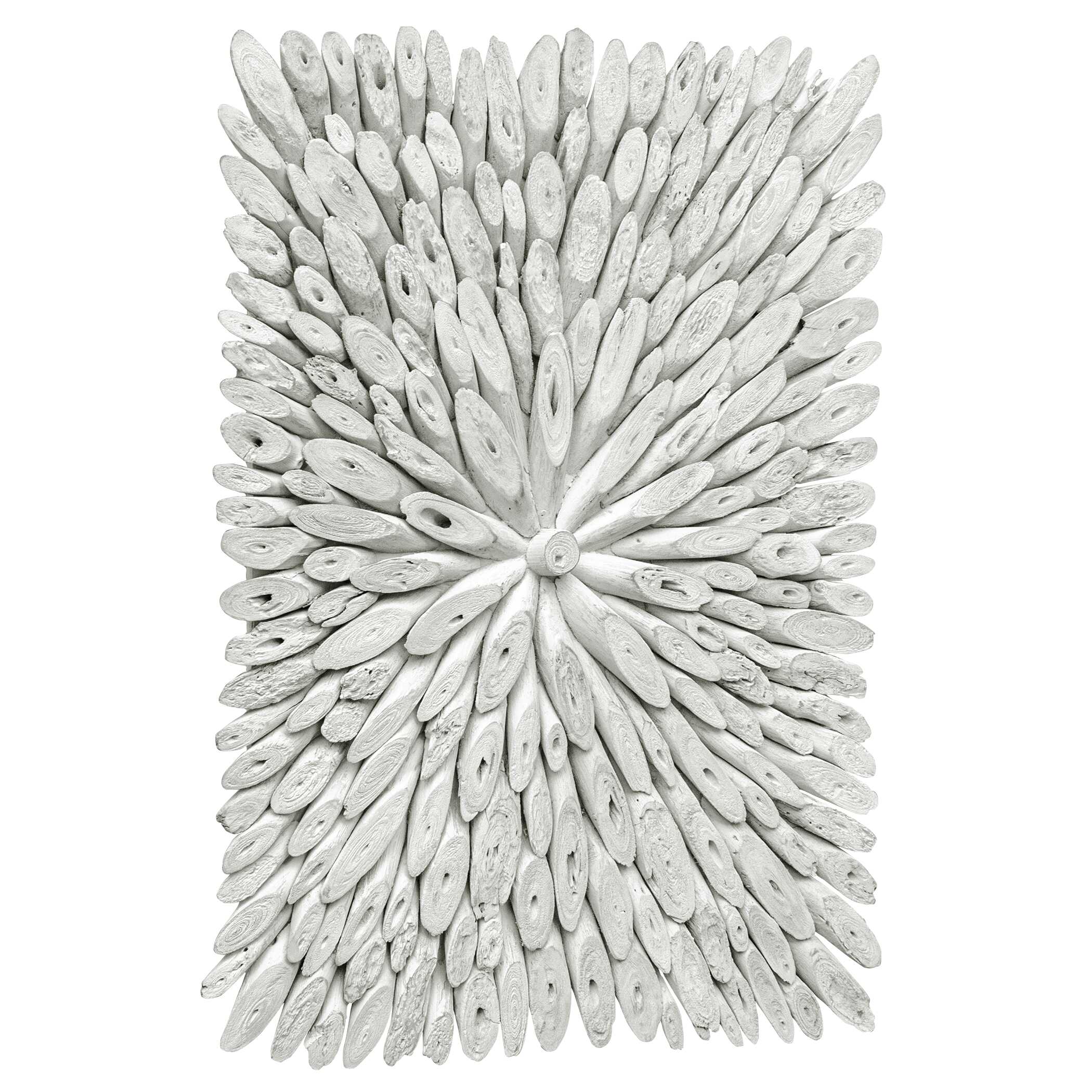 Bahama Wood Whitewashed Wall Decor, Sculptural Wall Art by Uttermost, 39.37" width x 29.5" height x 1.4" depth View 7