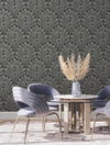 Shell Damask Black Wallpaper thumbnail 3