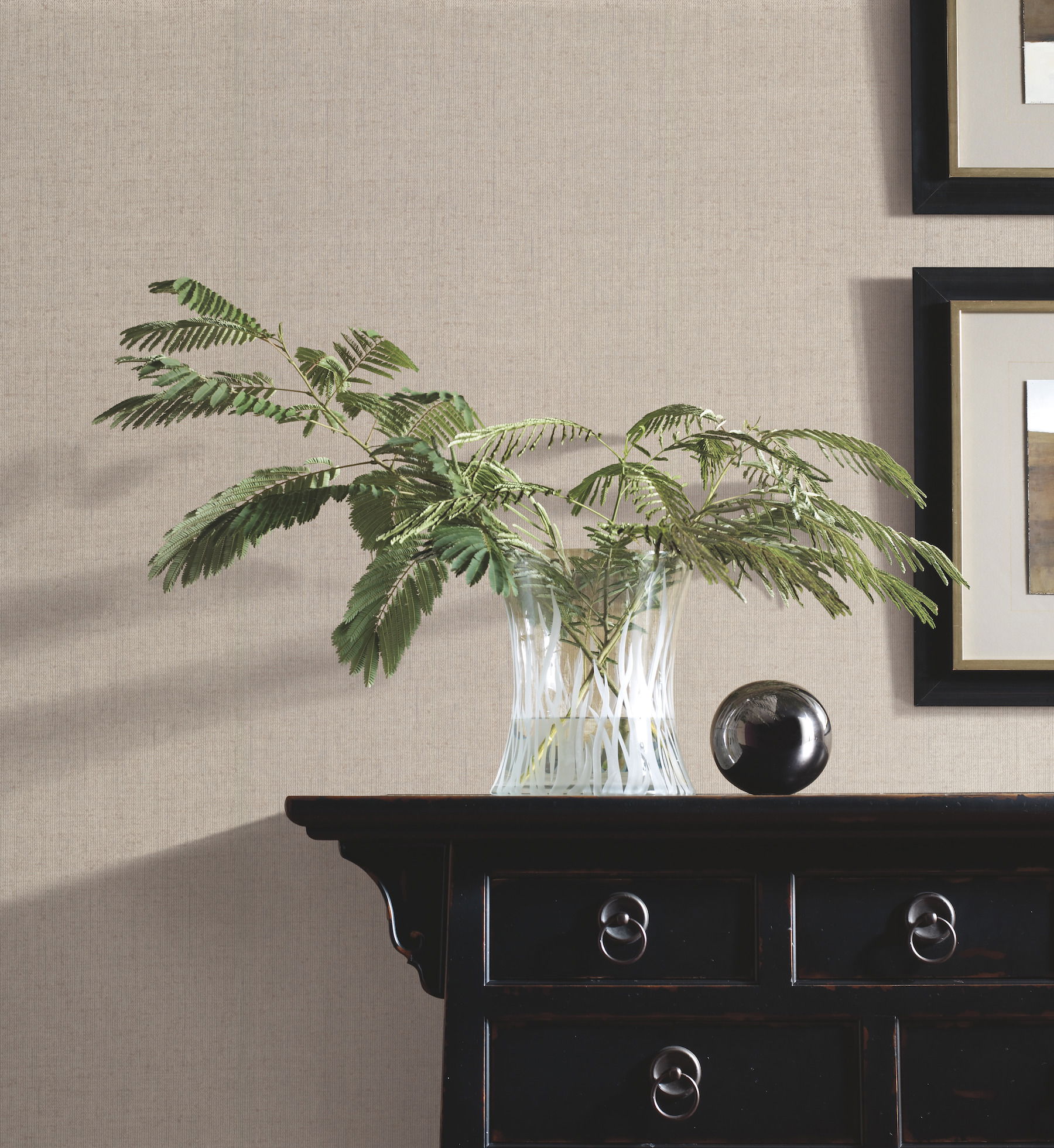 Diplomacy Weave Cream Wallpaper, by York Wall, 33' length x 1'8.5" width x 0.02" depth View 3