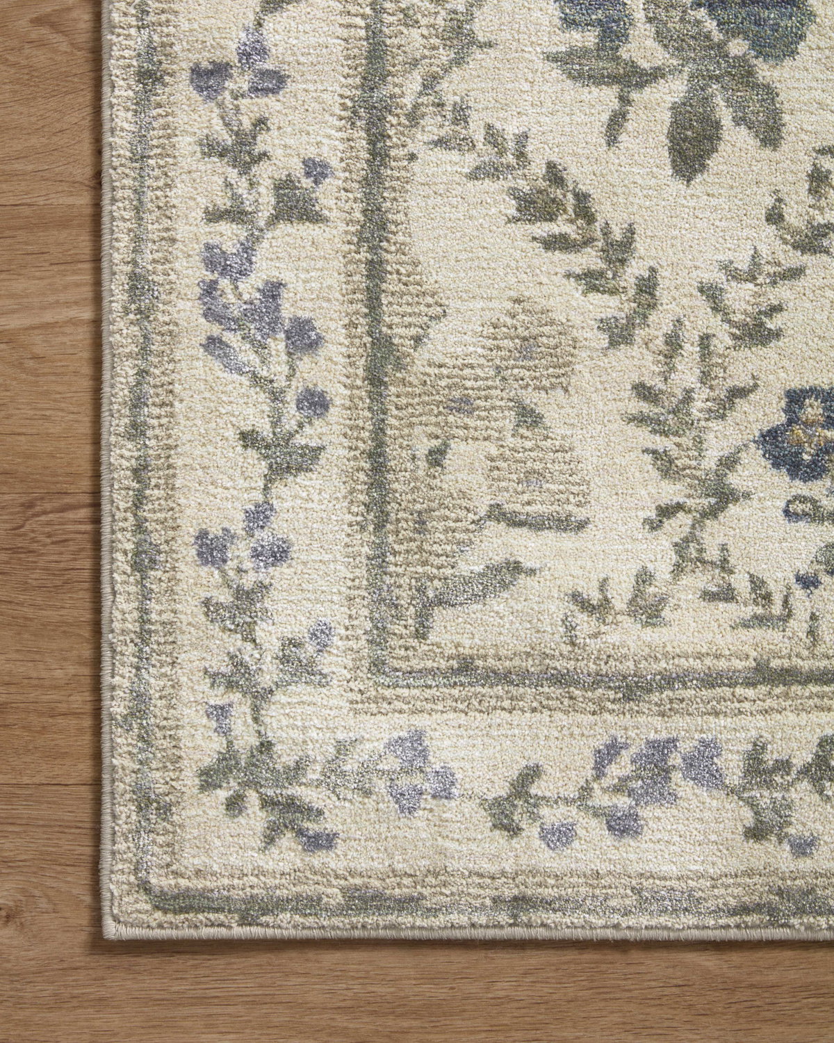 Rifle Paper Co. x Loloi Fiore Rug, 7'9" length x 7'9" width View 4