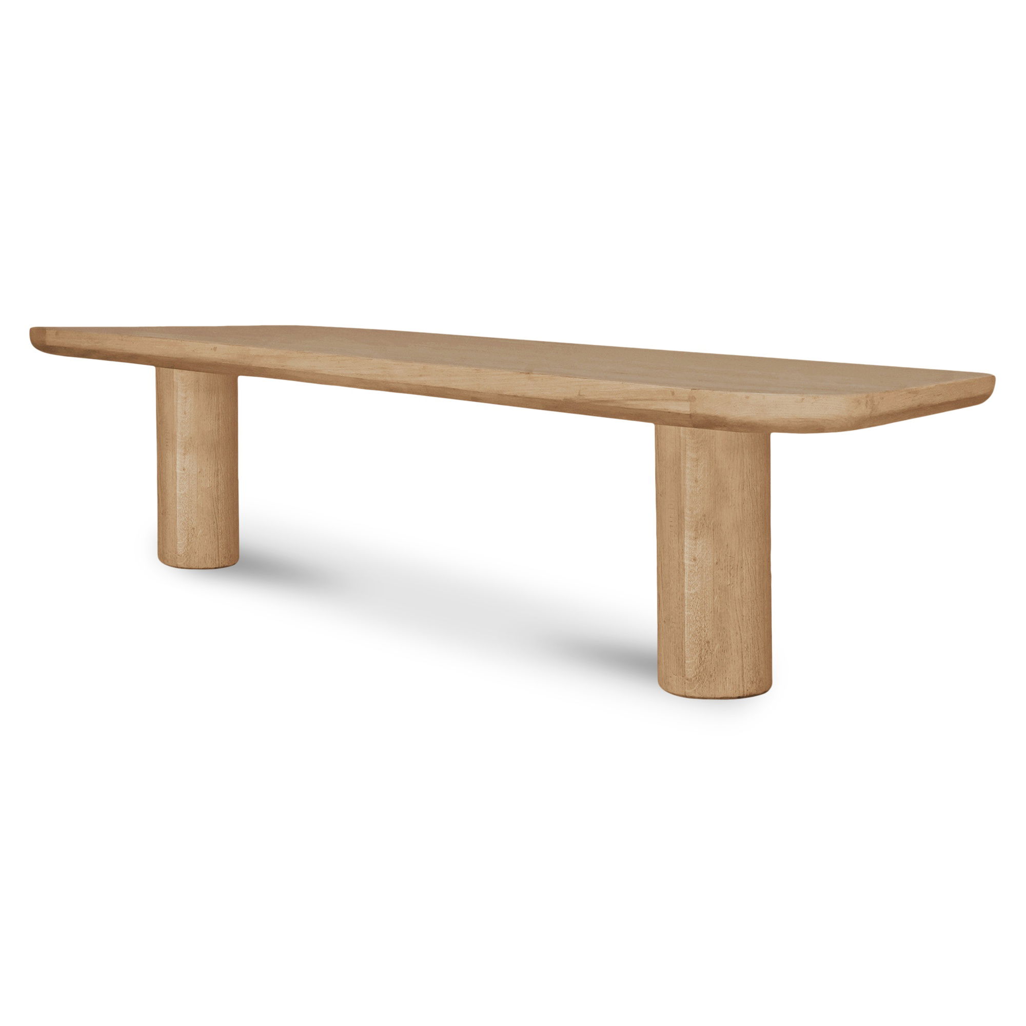 Anders Dining Bench Small Natural, Benche by Moe's Home, 67" width x 18" height x 16" depth View 3