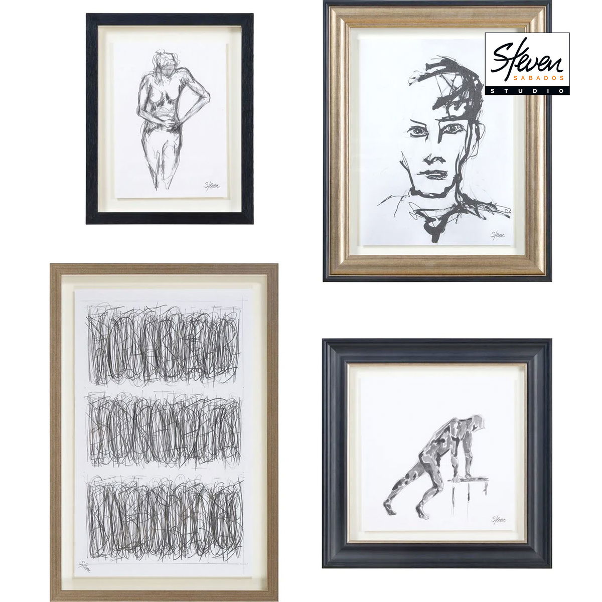 Studio Line - Sketch  Wall Art, Painting by Renwil View 1