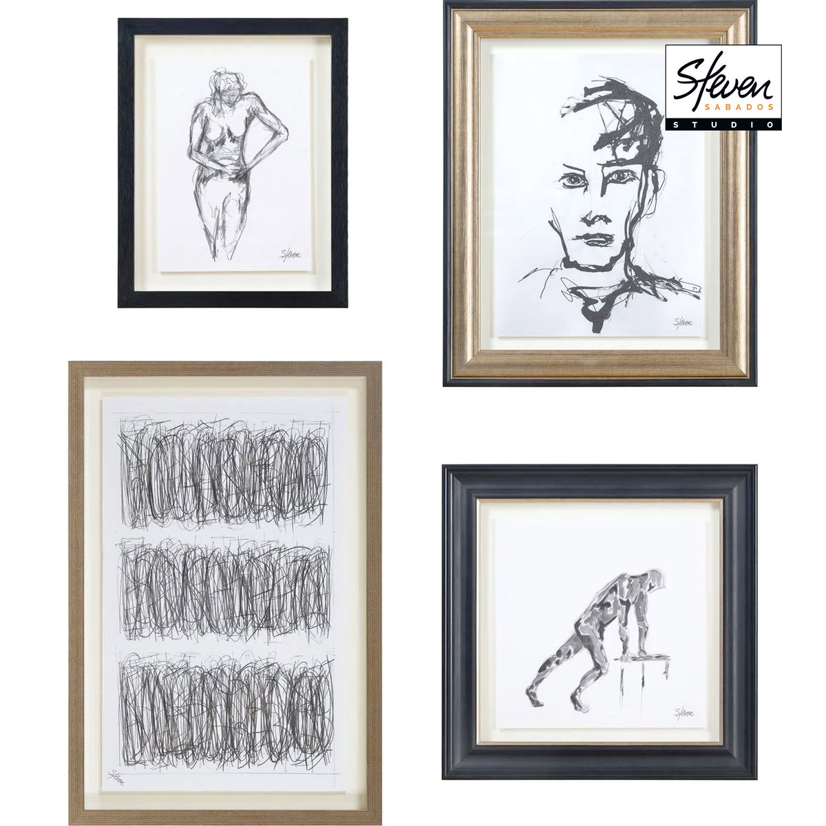 Studio Line - Sketch  Wall Art, Painting by Renwil View 1