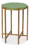 Spence Side Table  Watercress, by Sarreid, 1'4" length x 1'4" width x 1'9" height thumbnail 1