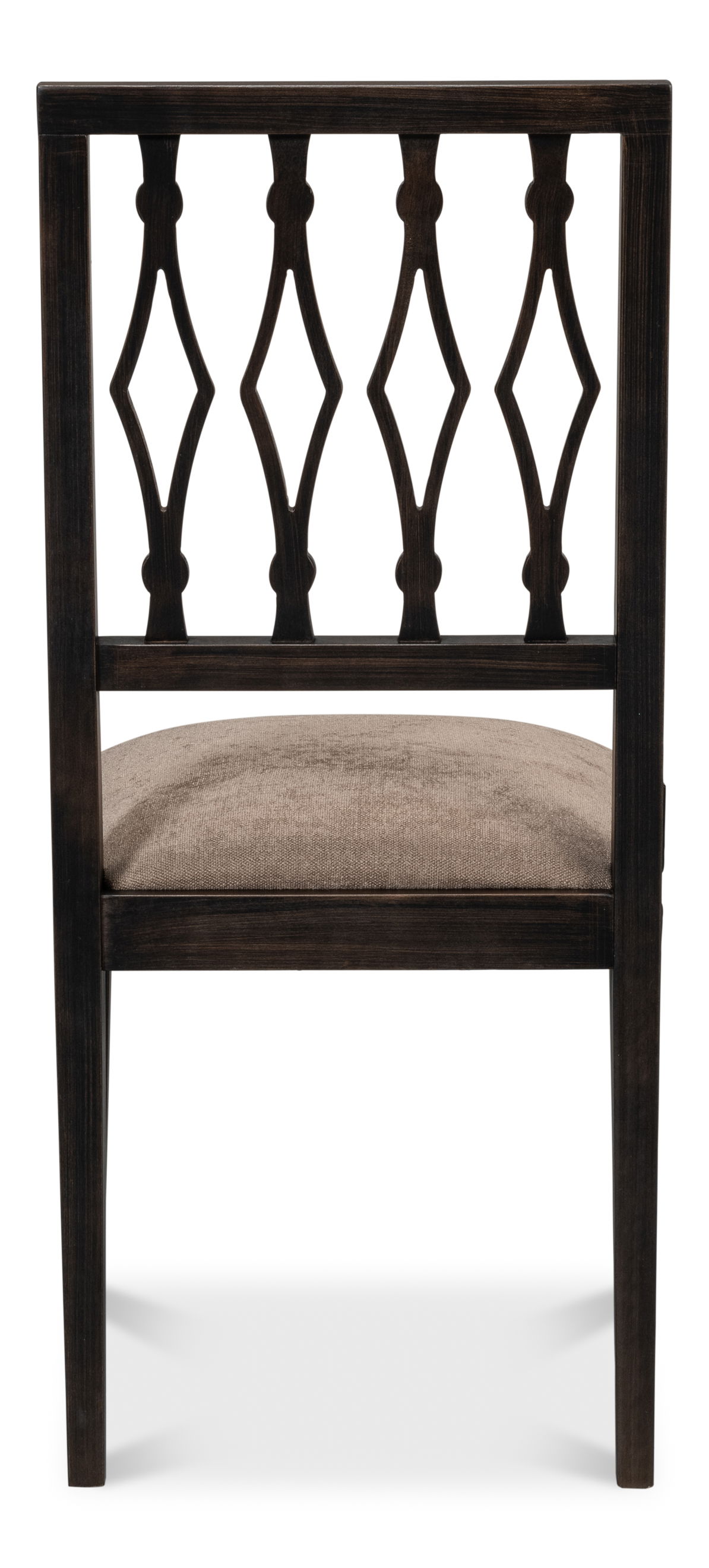 Diamond Side Chair, Nero, Mushroom large image 