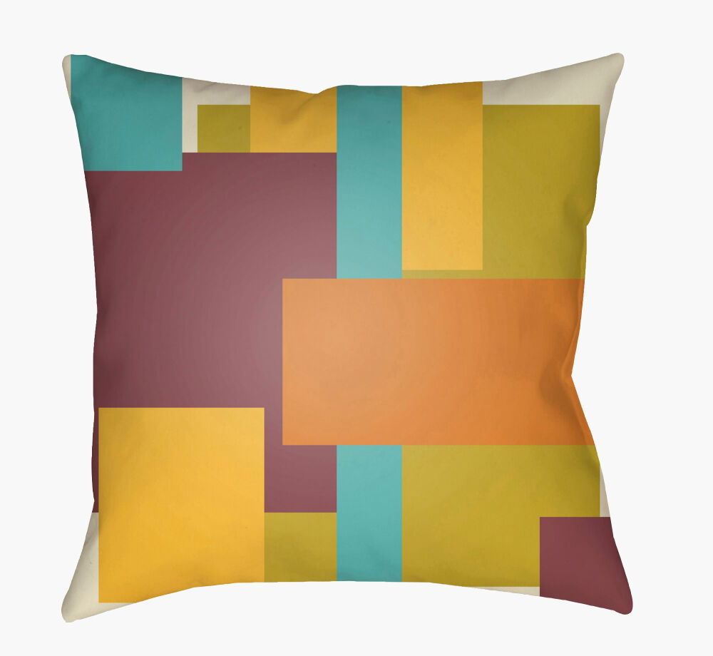 Moderne Accent Pillow, Decorative Pillow by Surya, 18" length x 18" width