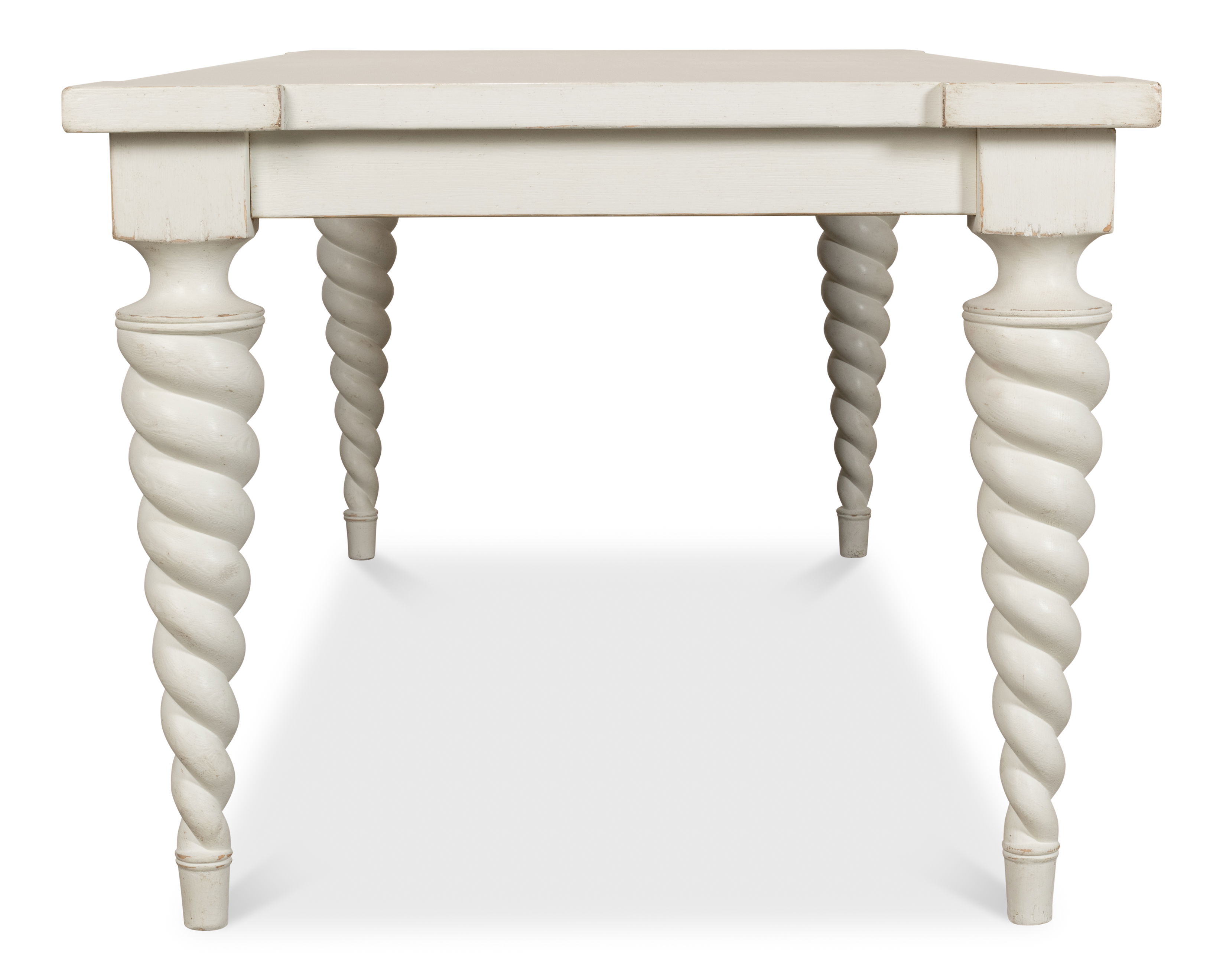 Teagan Dining Table, Antique White large image 