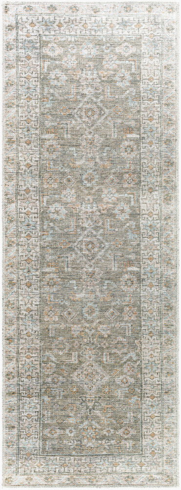 Darling Machine Woven Rug, by Surya, 7'2.61" length x 2'7.49" width