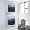 Rising Blue Abstract Framed Prints, Set/2 thumbnail 3