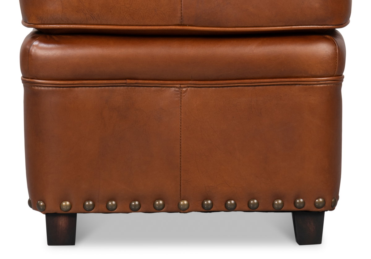 Papa's Ottoman, Seating by Sarreid, 19" length x 19" width x 17" height View 6