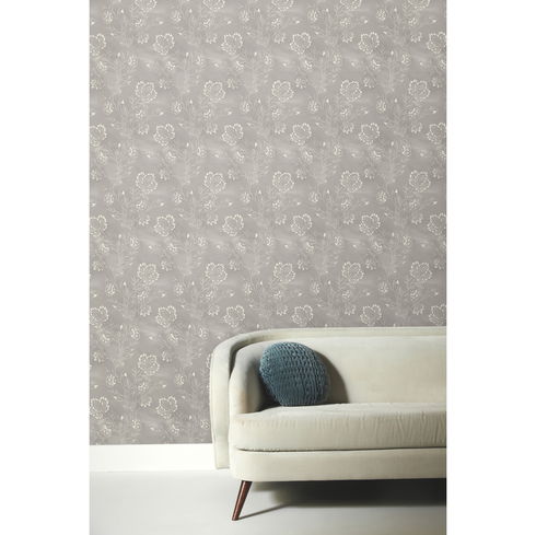Barbier Grey Wallpaper