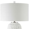 Caelina Textured White Table Lamp thumbnail 5