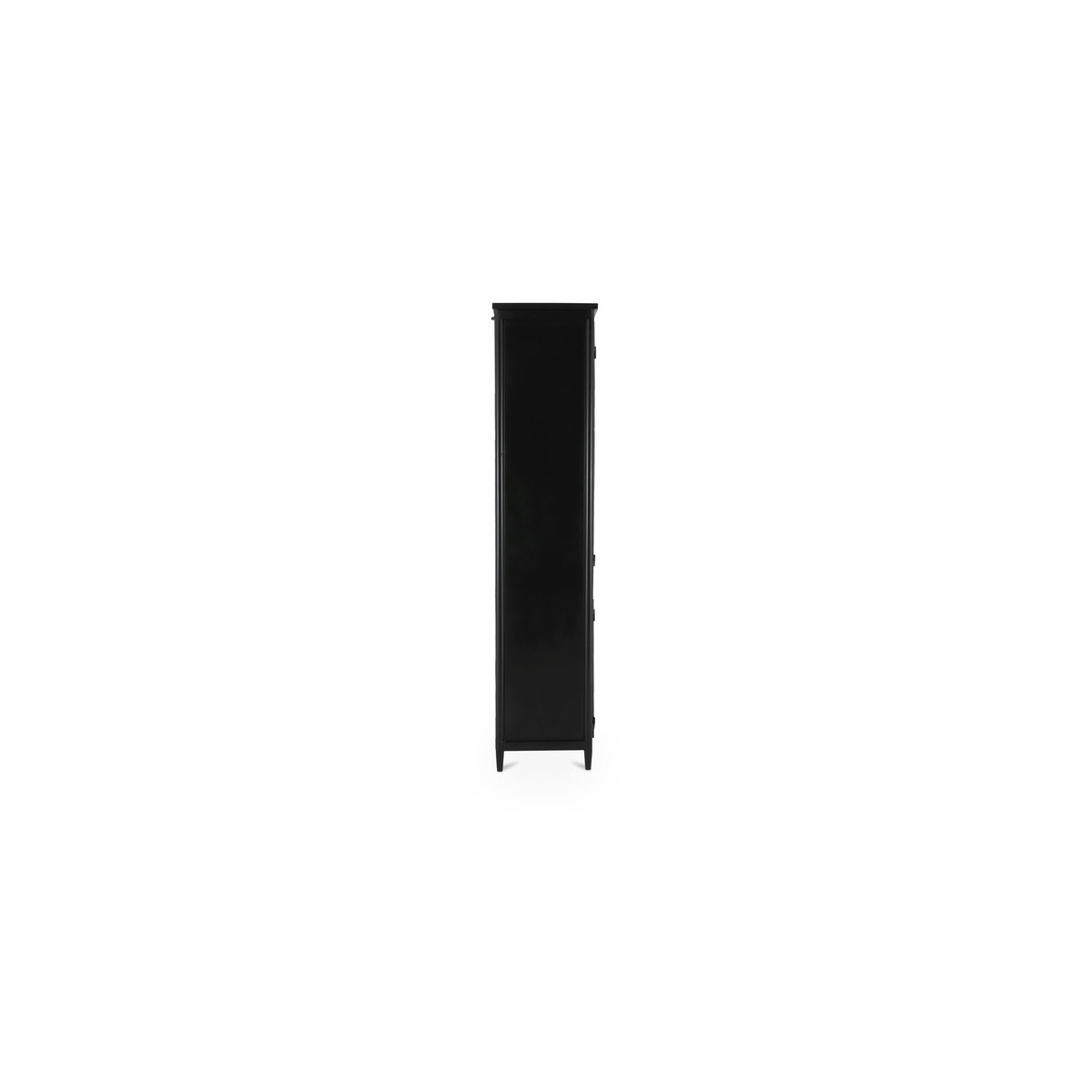 Henry Metal Tall Cabinet Black, Cabinets & Sideboard by Moe's Home, 48.5" width x 78" height x 17.5" depth View 3
