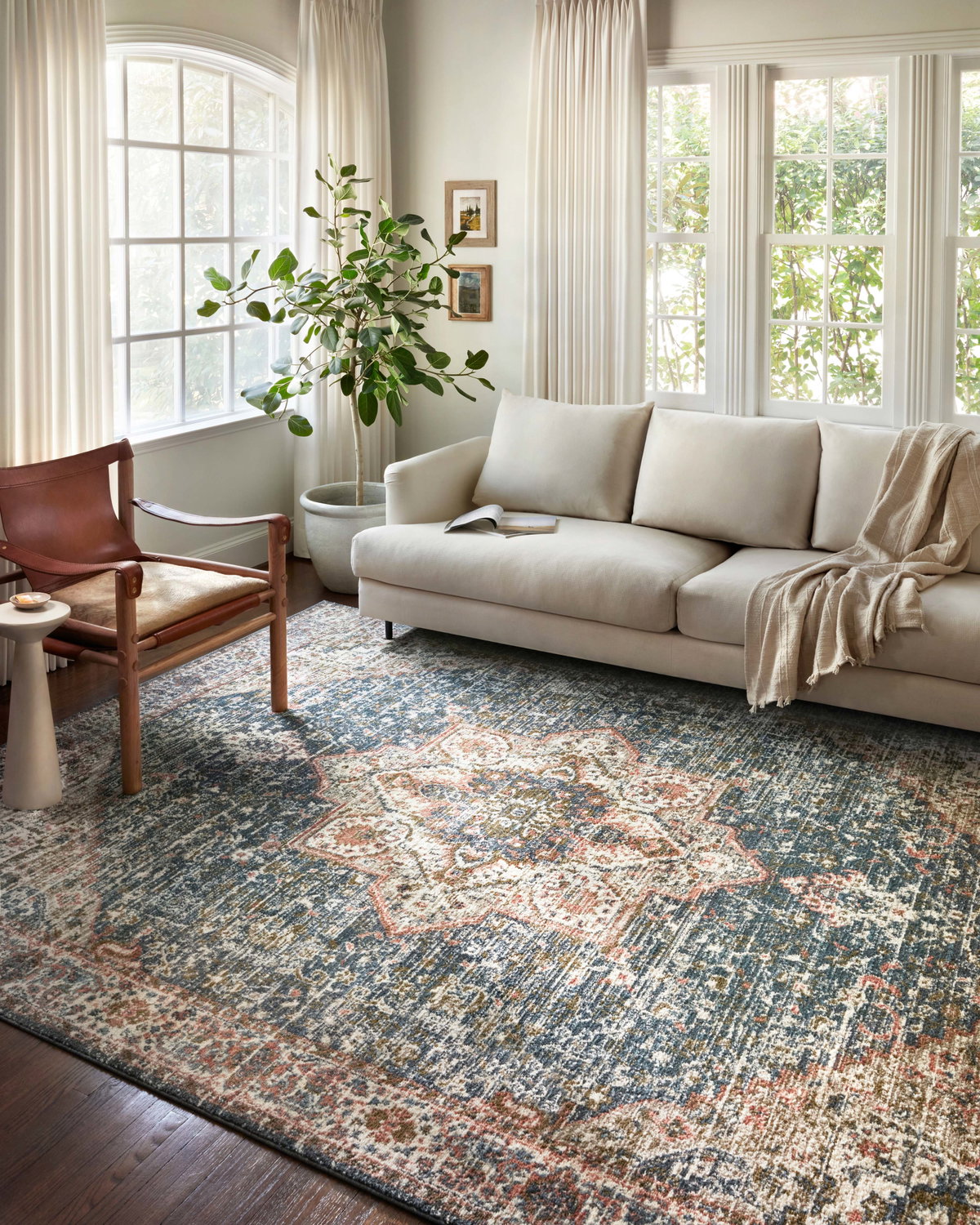 Loloi Saban Rug, 3'9" length x 3'9" width View 2