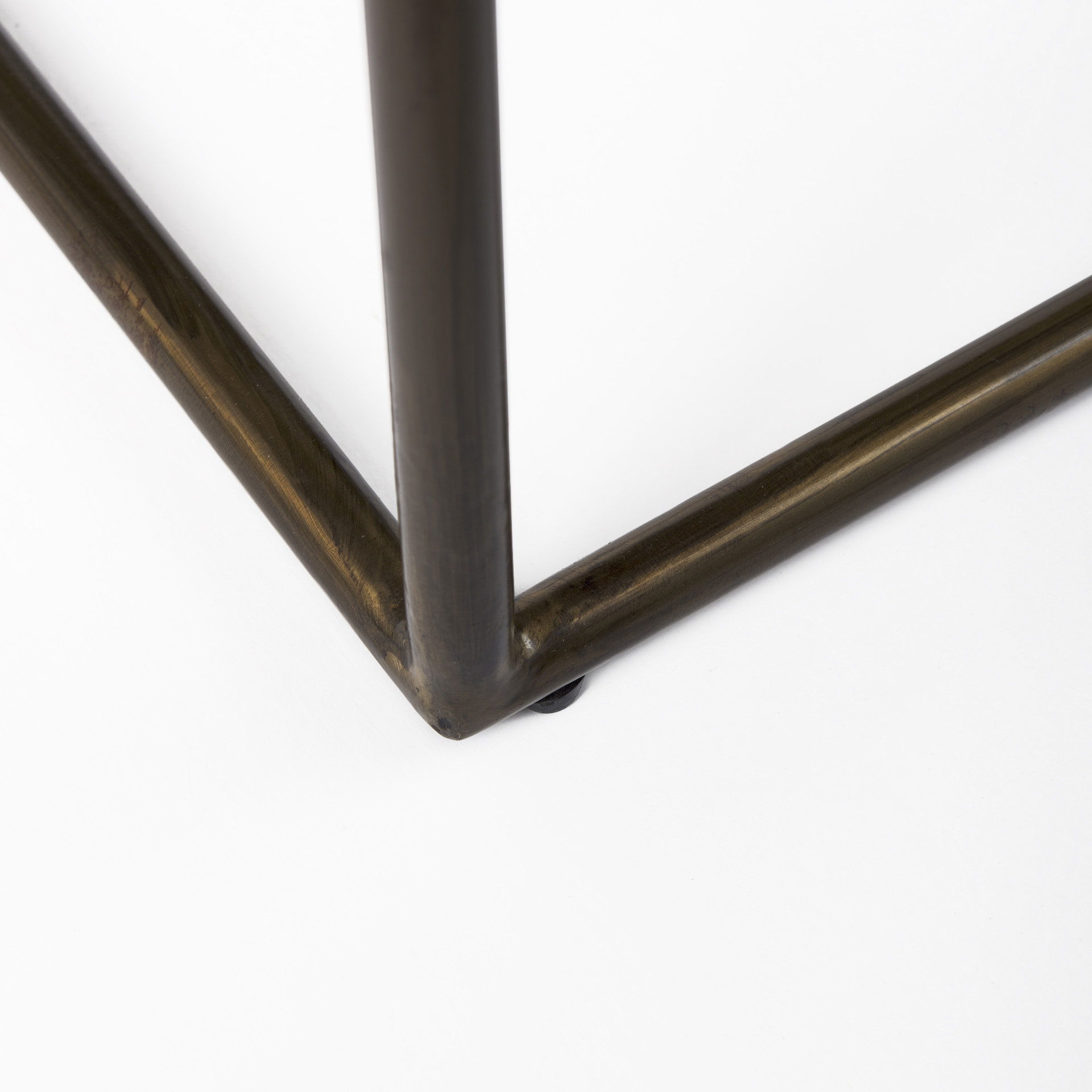 Clarissa 18.0L x 16.0W x 30.25H Black Woven Leather Seat with Gold Frame Bar Stool, Counter & Bar Stool by Mercana, 18" length x 16" width x 30" height View 11