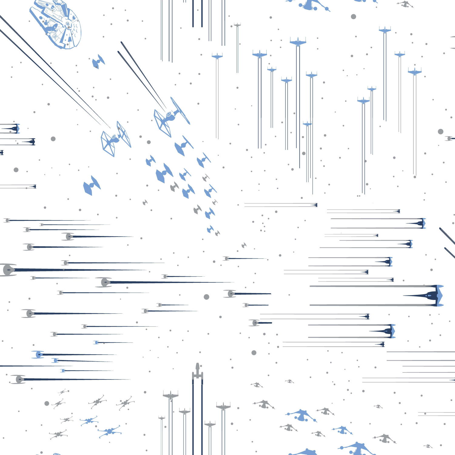 Star Wars: Galactic Battles Blue Wallpaper large image 