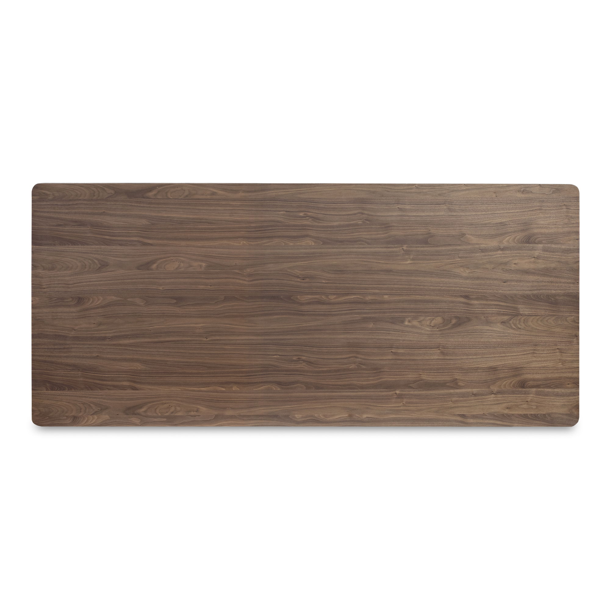 Round Off Small Dining Table Walnut Brown, by Moe's Home, 88" width x 29" height x 39" depth View 4