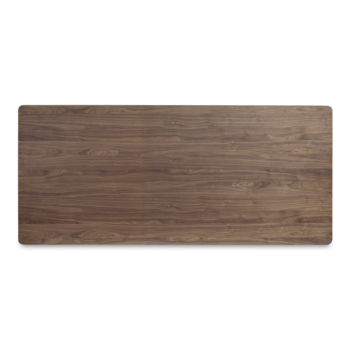 Round Off Small Dining Table Walnut Brown, by Moe's Home, 88" width x 29" height x 39" depth View 4