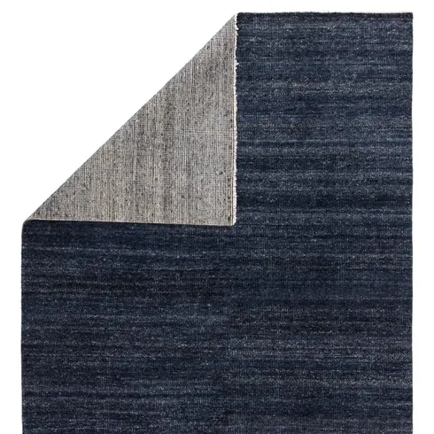 Jaipur Living Origin Hand-Knotted Solid Dark Blue Area Rug (10