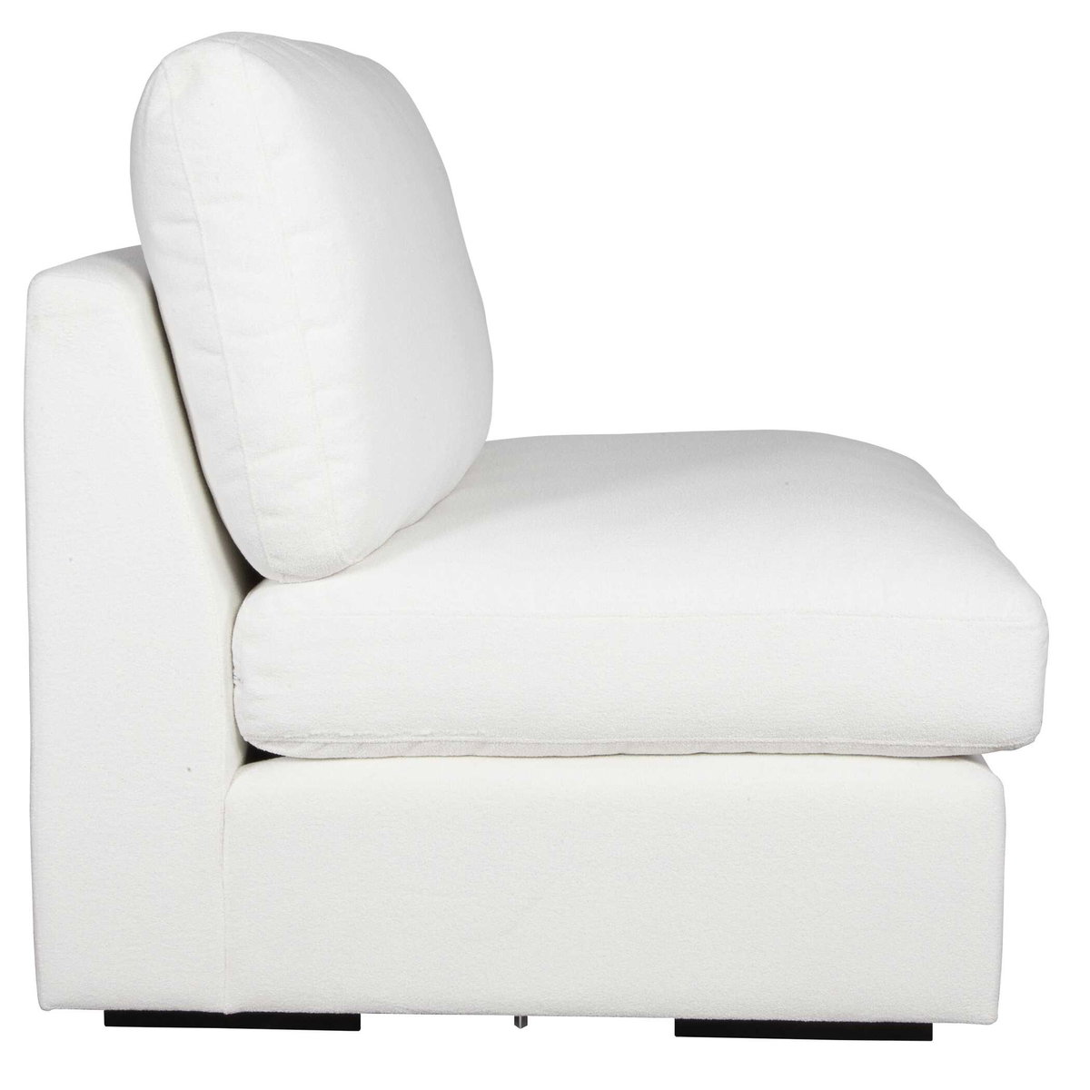REFUGE SOFA, ARMLESS, ARCTIC WHITE, Furniture by Uttermost, 40" width x 30" height x 37.5" depth View 5