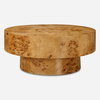 Knots Poplar Round Coffee Table, by Uttermost, 35.5" width x 15.5" height x 35.5" depth thumbnail 1