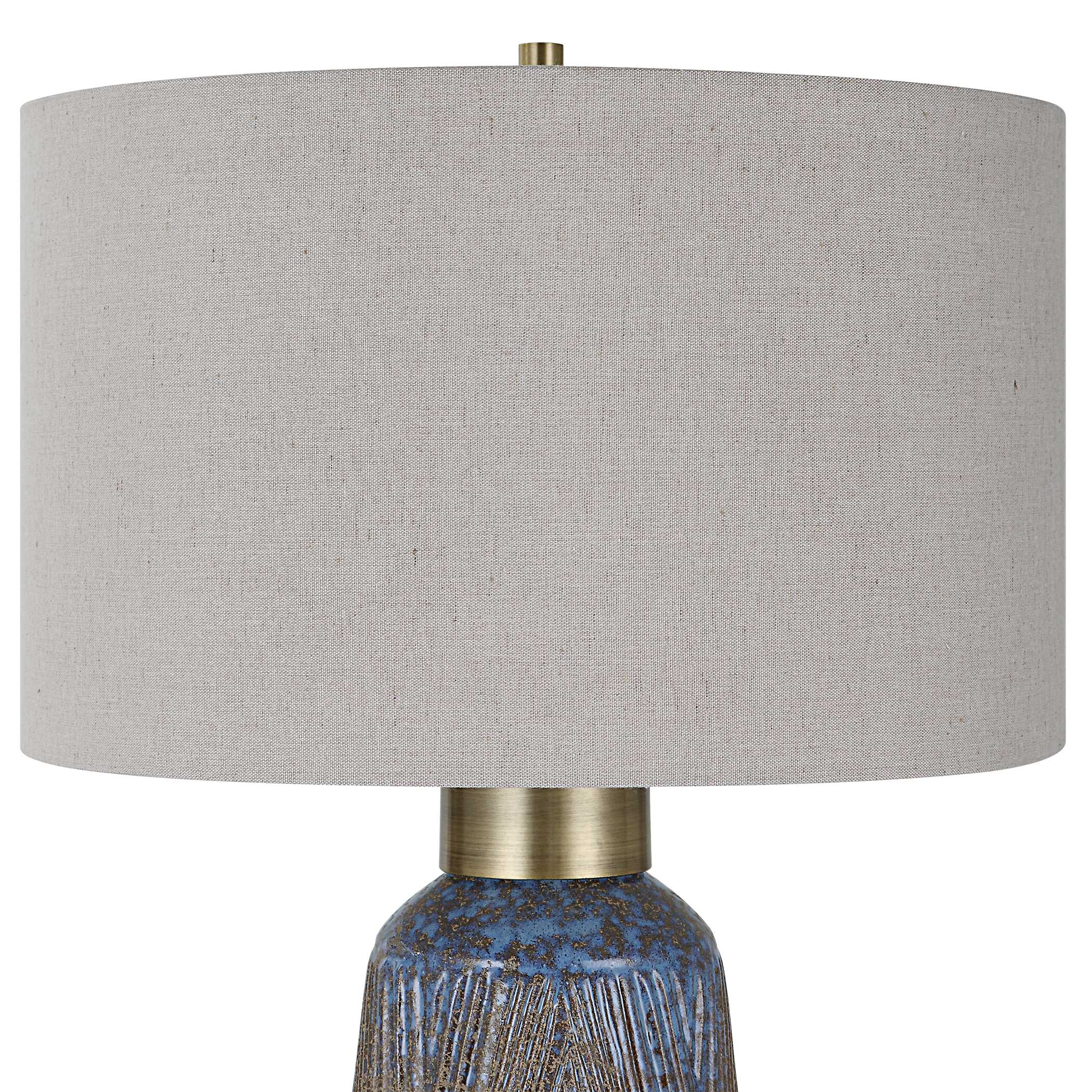 Western Sky Ceramic Table Lamp, by Uttermost, 17" width x 29" height x 17" depth View 6