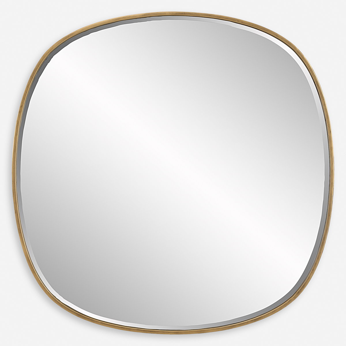 Webster Antique Gold Mirror, by Uttermost, 46.5" width x 46.5" height x 2" depth View 1