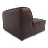 Form Corner Chair Espresso Brown Leather thumbnail 1