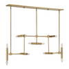 Cadre 14 Light Modern Linear Pendant, by Uttermost, 46" width x 19" height x 8" depth thumbnail 1