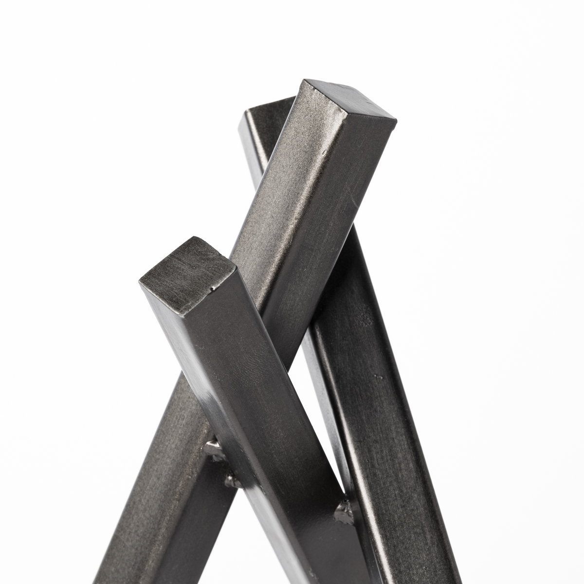Bastian (Small) 8L x 7W Black Metal Abstract Object, Decorative Object by Mercana, 7.87" length x 7.28" width x 9.84" height View 8