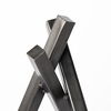 Bastian (Small) 8L x 7W Black Metal Abstract Object, Decorative Object by Mercana, 7.87" length x 7.28" width x 9.84" height thumbnail 8