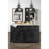 Bashaw I 17x20 Gray Toned Metal Dome Pendant Light thumbnail 1