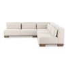 June Corner Modular Sectional Oatmeal, Sectional Sofa by Moe's Home, 110" width x 30" height x 110" depth thumbnail 4