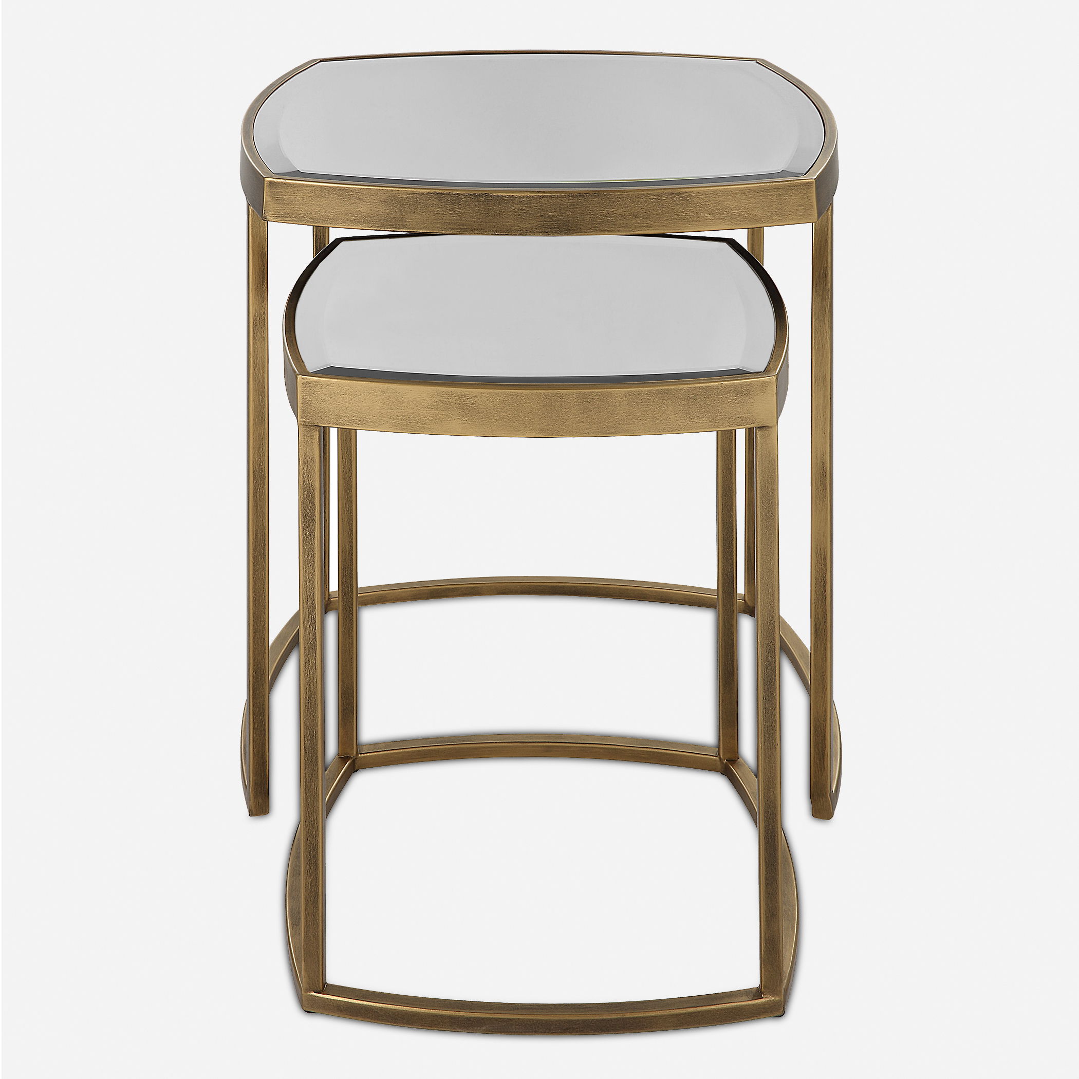 Vista Gold Nesting Tables, Set Of 2 large image 