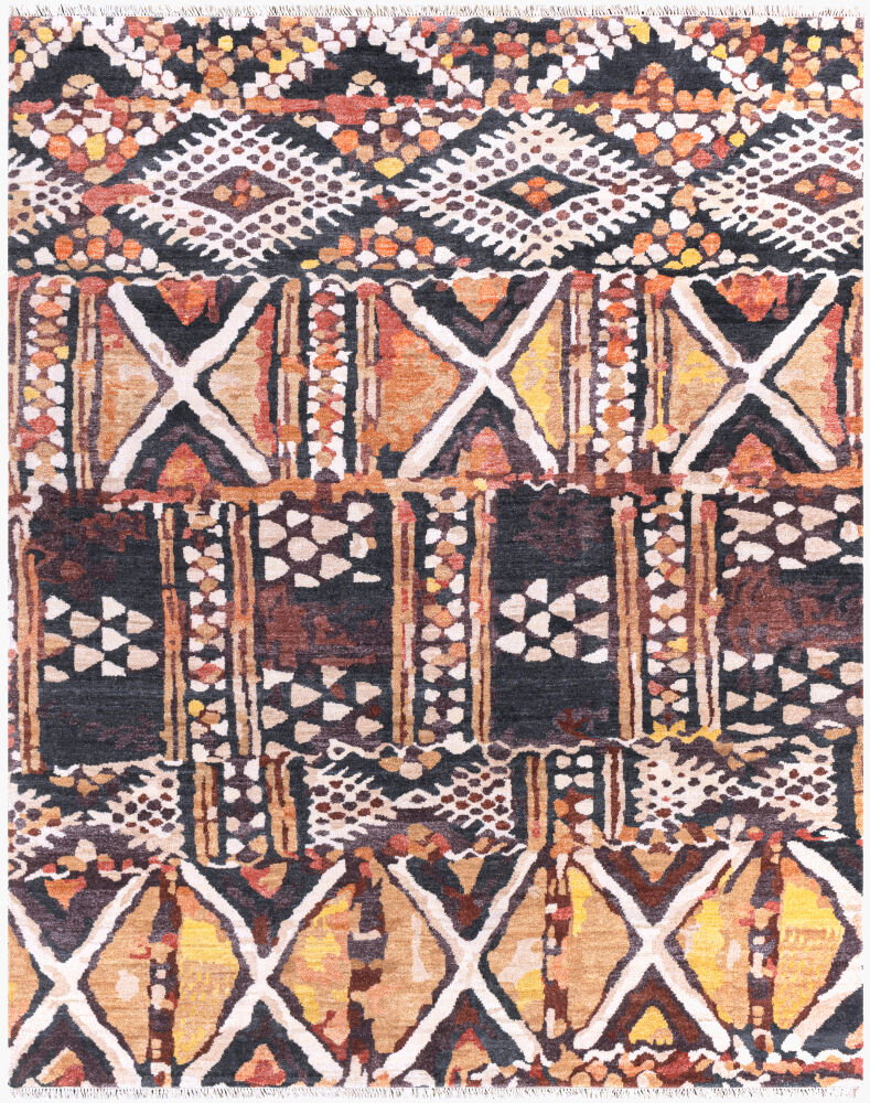 Zambia Handmade Rug, by Surya, 1'6" length x 1'6" width