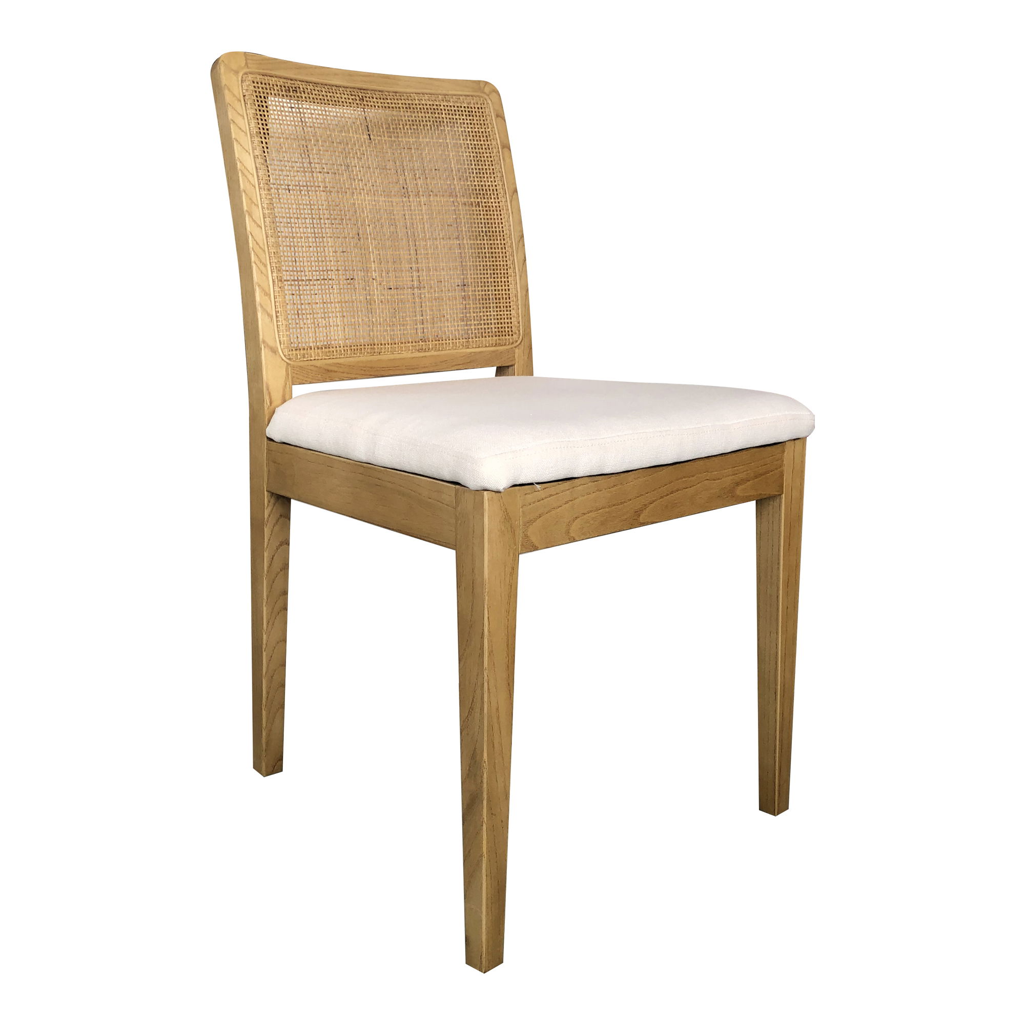Orville Dining Chair Natural - Set Of Two, by Moe's Home, 18.5" width x 33" height x 16.5" depth View 4