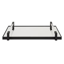 Online Designer Bedroom Deki Black Mirrored Tray